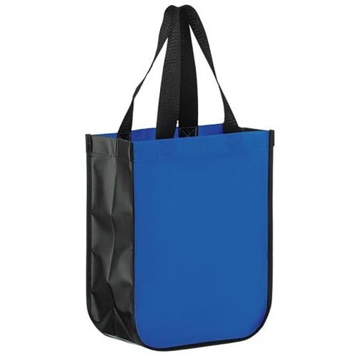 Welcome Tote Bag, Laminated Non-Woven, Navy Blue